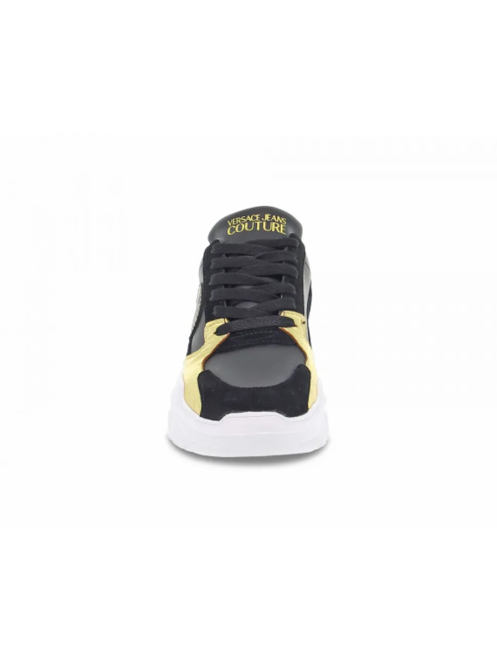 Versace Jeans Couture Sneakers Jeans Couture Speedtrack In Black Leather^Women Sneakers