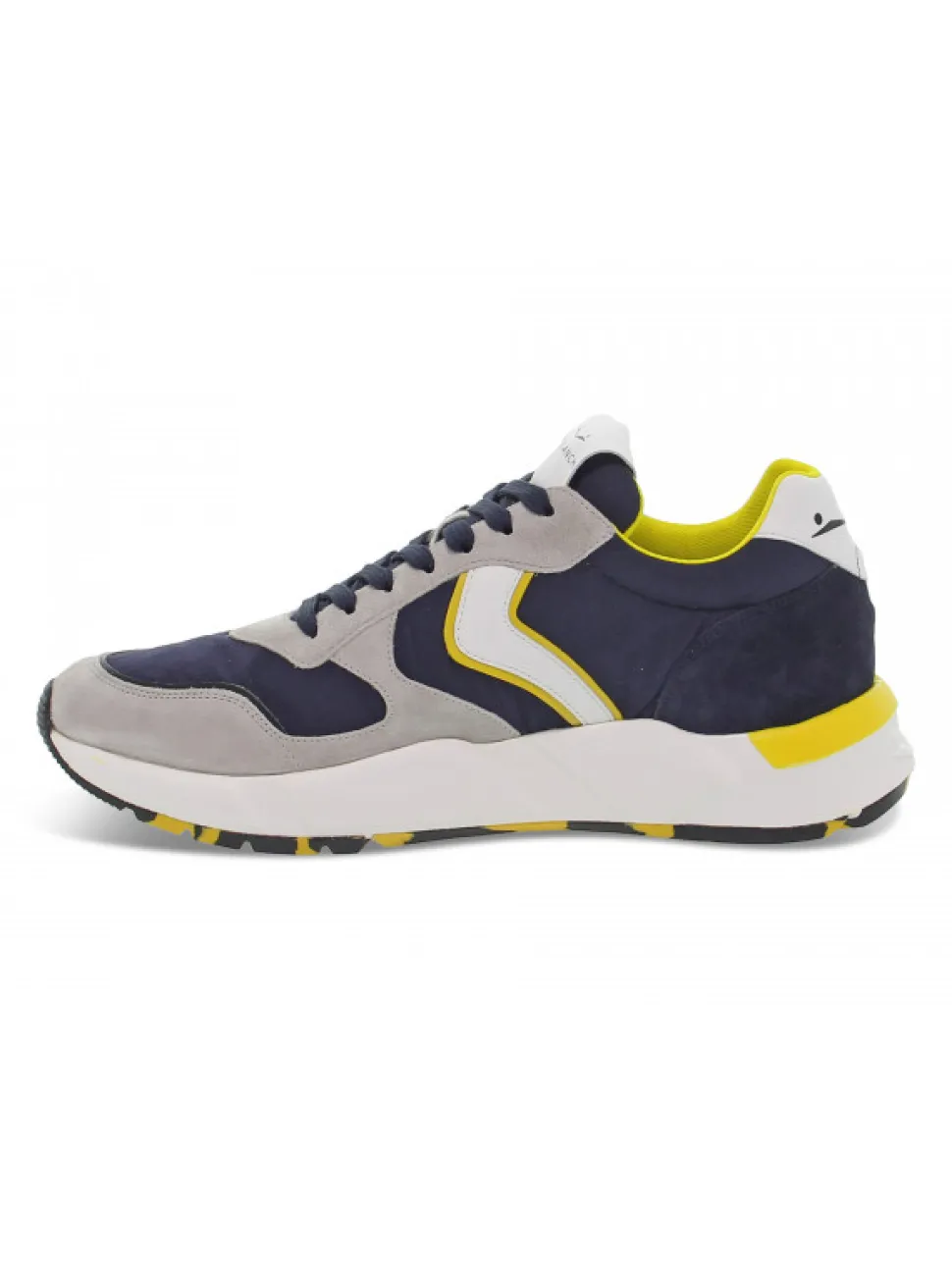 Voile Blanche Sneakers Arpolh Slam In Blue Suede Leather^Men Sneakers