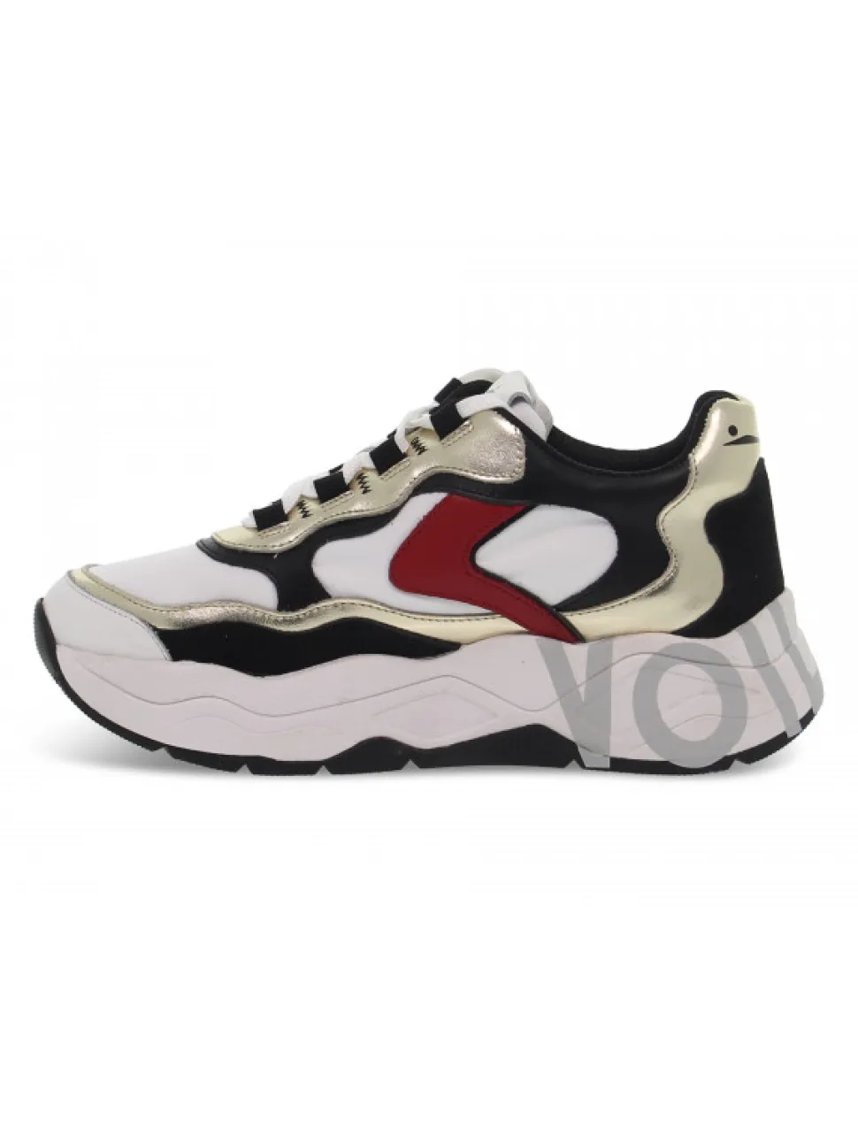 Voile Blanche Sneakers Club107 In White Leather^Women Sneakers