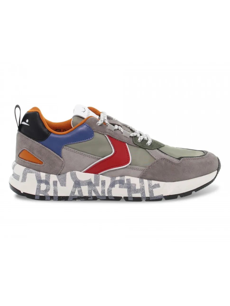 Voile Blanche Sneakers Club16 In Grey Suede Leather^Men Sneakers