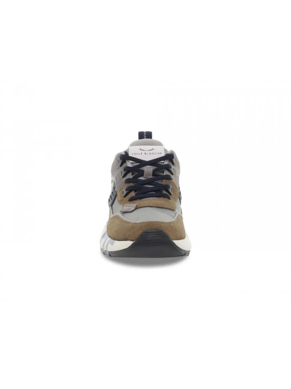 Voile Blanche Sneakers Club01 2D03 In Taupe Suede Leather^Men Sneakers