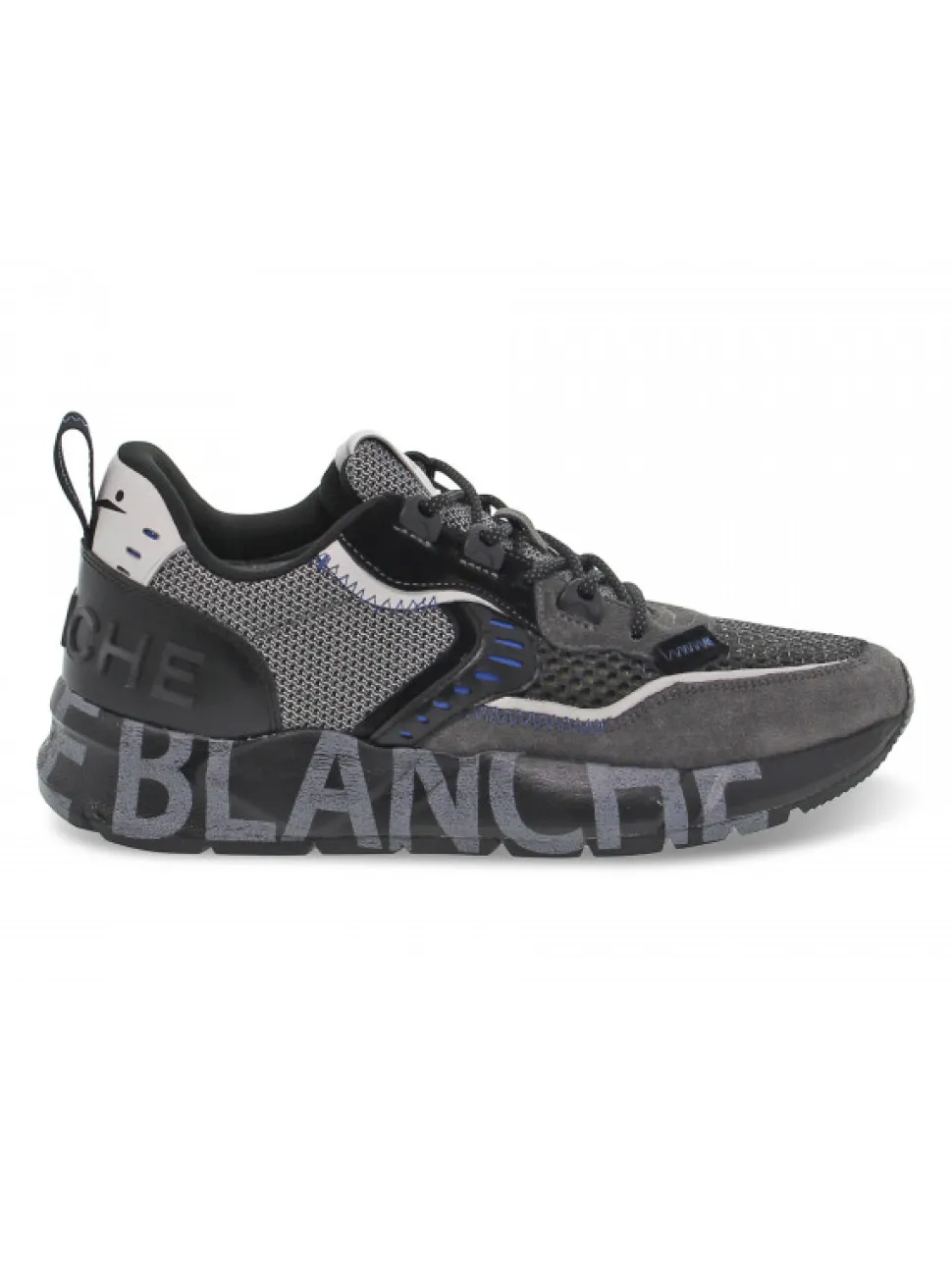 Voile Blanche Sneakers Club01 In Grey Suede Leather^Men Sneakers