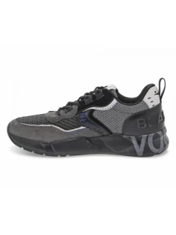 Voile Blanche Sneakers Club01 In Grey Suede Leather^Men Sneakers