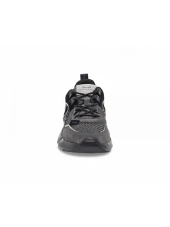 Voile Blanche Sneakers Club01 In Grey Suede Leather^Men Sneakers
