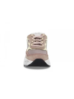 Voile Blanche Sneakers Club107 1H63 In Rose Suede Leather^Women Sneakers