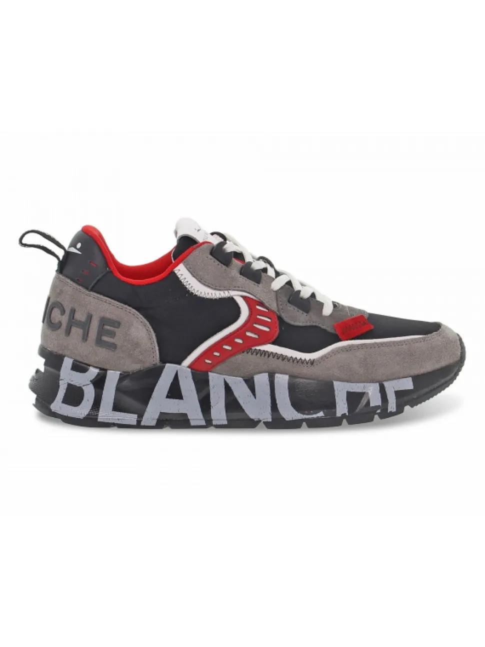 Voile Blanche Sneakers Club01 1B67 In Grey Suede Leather^Men Sneakers