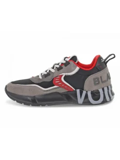 Voile Blanche Sneakers Club01 1B67 In Grey Suede Leather^Men Sneakers