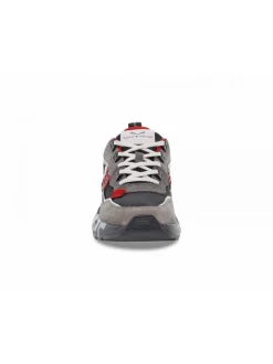 Voile Blanche Sneakers Club01 1B67 In Grey Suede Leather^Men Sneakers