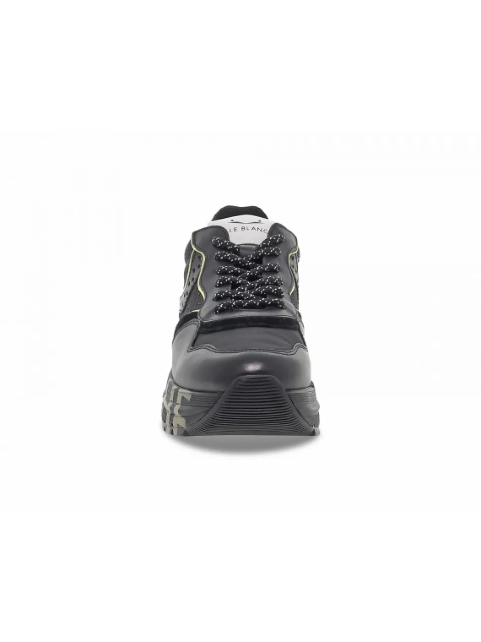 Voile Blanche Sneakers Club106 In Black Leather^Women Sneakers