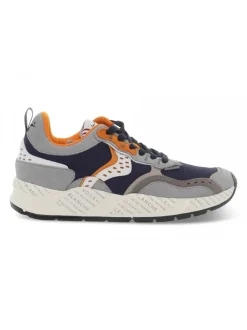 Voile Blanche Sneakers Club18 In Grey Suede Leather^Men Sneakers