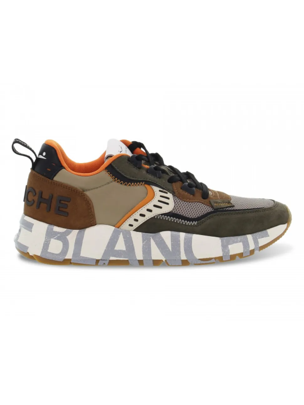 Voile Blanche Sneakers Club01 1F35 In Dark Green Suede Leather^Men Sneakers
