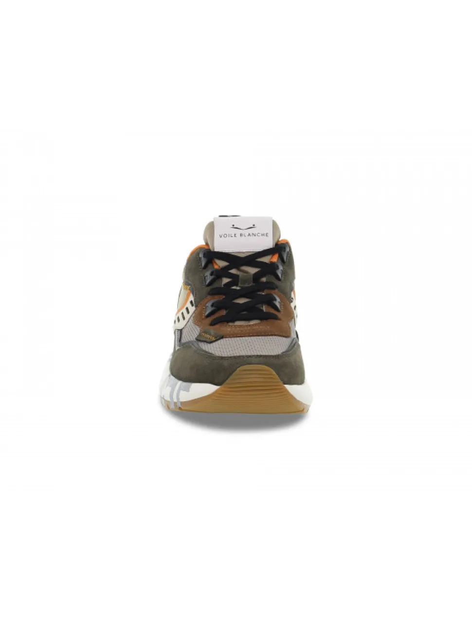 Voile Blanche Sneakers Club01 1F35 In Dark Green Suede Leather^Men Sneakers
