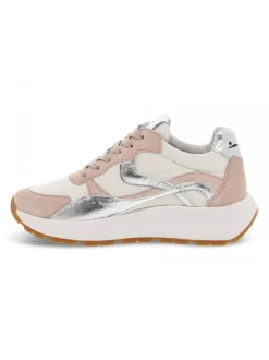 Voile Blanche Sneakers Flowee 02 In White Suede Leather^Women Sneakers
