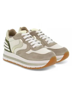 Voile Blanche Sneakers Maran Power In Sand Suede Leather^Women Sneakers