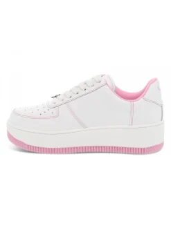 Windsor Smith Sneakers Rebound White Bubblegum In White Leather^Women Sneakers