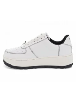 Windsor Smith Sneakers Rebound White Black In White Leather^Women Sneakers
