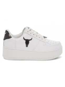 Windsor Smith Sneakers Rich White Glitter Patent In White Leather^Women Sneakers