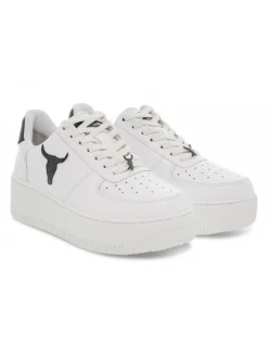 Windsor Smith Sneakers Rich White Glitter Patent In White Leather^Women Sneakers