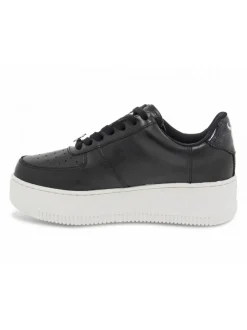 Windsor Smith Sneakers Rich Black Glitter Patent In Black Leather^Women Sneakers