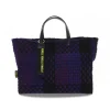 Rebelle Tote Bag Ashanti Shopping S Checked Wire In Violet Fabric^Women Tote Bags