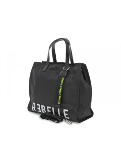 Rebelle Tote Bag Electra Shop M Nylon Black In Black Nylon^Women Tote Bags