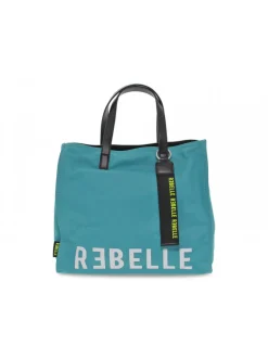 Rebelle Tote Bag Electra Shop M Nylon Torquoise In Turquoise Nylon^Women Tote Bags