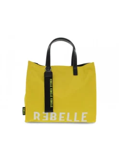 Rebelle Tote Bag Electra Shop M Nylon Pollen In Yellow Nylon^Women Tote Bags