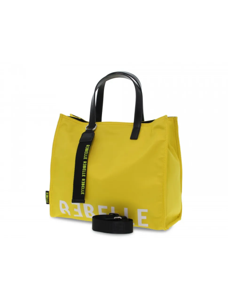Rebelle Tote Bag Electra Shop M Nylon Pollen In Yellow Nylon^Women Tote Bags