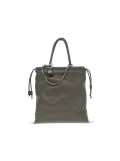 Rebelle Tote Bag Seiko Shopping Dollaro Black In Pewter Laminate^Women Tote Bags