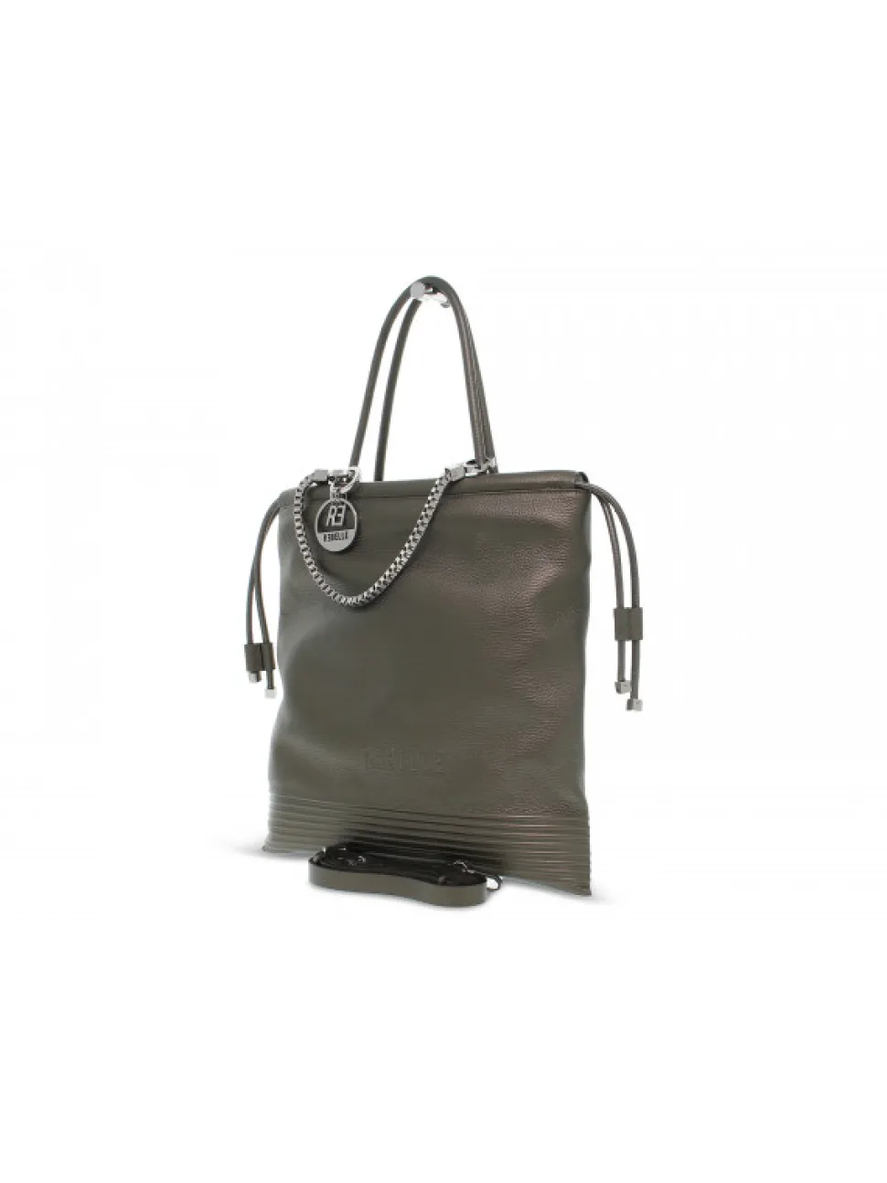 Rebelle Tote Bag Seiko Shopping Dollaro Black In Pewter Laminate^Women Tote Bags