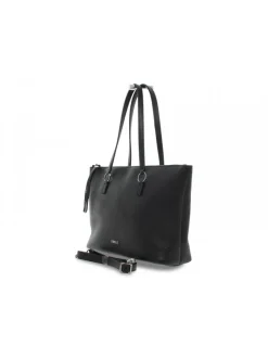 Rebelle Tote Bag Swami Shopping M Dollaro In Black Leather^Women Tote Bags