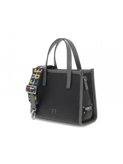 Rebelle Tote Bag Virtus Shopping S Dollaro In Black Leather^Women Tote Bags