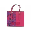 Versace Jeans Couture Tote Bag Jeans Couture Range P Sketch 11 Rock Cut In Fuchsia Saffiano^Women Tote Bags