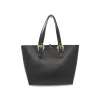 Versace Jeans Couture Tote Bag Jeans Couture Range F Sketch 9 Bags Grainy Buckle In Black Printed^Women Tote Bags