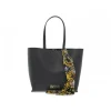Versace Jeans Couture Tote Bag Jeans Couture Range A Sketch 14 In Black Saffiano^Women Tote Bags