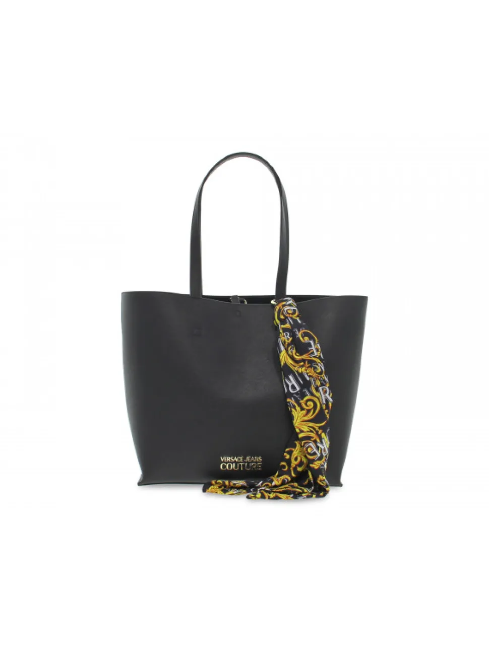 Versace Jeans Couture Tote Bag Jeans Couture Range A Sketch 14 In Black Saffiano^Women Tote Bags