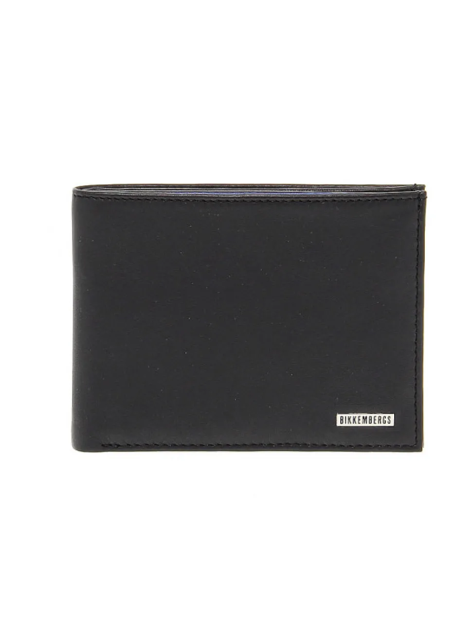 Bikkembergs Wallet Wallet Metal Plate In Leather^Men Wallets