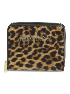 Ermanno Scervino Wallet Small Zip Wallet Mavis In Leopard Print Faux Leather^Women Wallets
