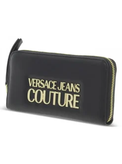 Versace Jeans Couture Wallet Jeans Couture Range L Logo Lock Sketch 12 Wallet Smooth In Black Faux Leather^Women Wallets